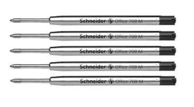 5x Schneider Kugelschreibermine Großraummine Office 708 G2 Stärke M schwarz