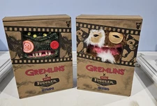 NIB: Authentic Set of 2 - Fuggler X Gremlins Gizmo & Stripe Funny Ugly Monster