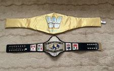 WWE Hulk Hogan Signed 1986 World Championship Retro Replica Title Belt Fanatics