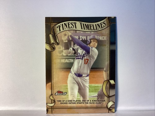 2025 Topps Finest Shohei Othani #FT-12 Finest Timelines Dodgers NM+