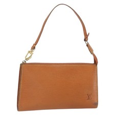 LOUIS VUITTON Epi Pochette Accessoires Pouch Zipangu Gold M52948 LV Auth 171803