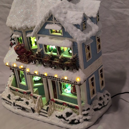 Thomas Kinkade Erzähltes Weihnachtshaus Twas The Night Before Christmas 79490 - Bild 7 von 10
