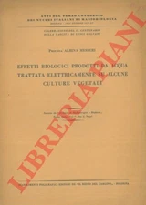 MESSERI Albina - Biological Effects Products From Electrically Treated Water On