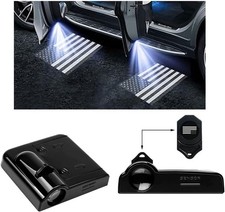 2PCS Car Door Lights Logo Projector, Wireless Car Door Logo Light, LED Welcome C
