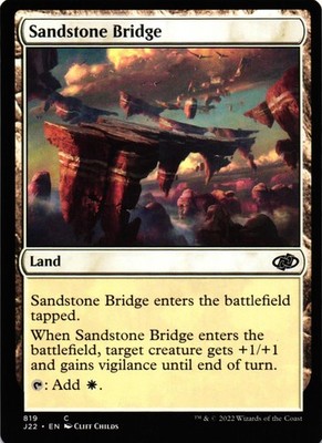 MTG TCG - Sandstone Bridge 819 Jumpstart 2022 - NM