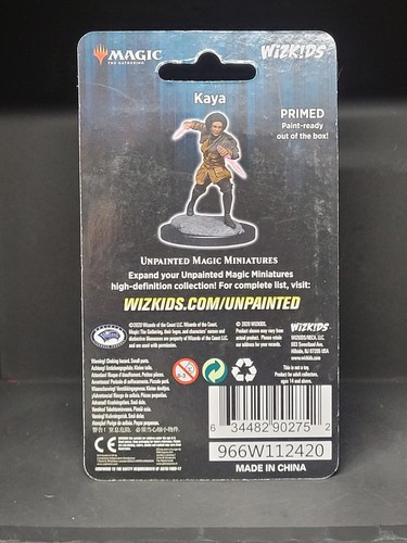 Magic The Gathering Unpainted Miniatures Kaya Wizkids MtG - Picture 1 of 2