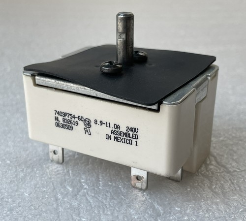 Interruttore A Infinito Maytag Originale 1832323 / 7403P184-60 Per Fornello, Nuovo In Busta OEM