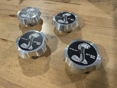 #ad Alcoa Super Snake GT500 20inch Billet Wheel Center Caps kit Shelby GT 500 BMC $229.99