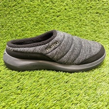 Kuru Draft 2 Womens Size 9.5 Gray Black Casual Comfort Slip-On Mule Slippers