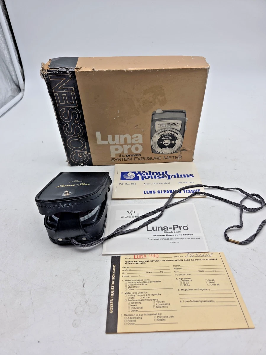 Gossen Luna-Pro Photo Studio Light Meters for sale | eBay