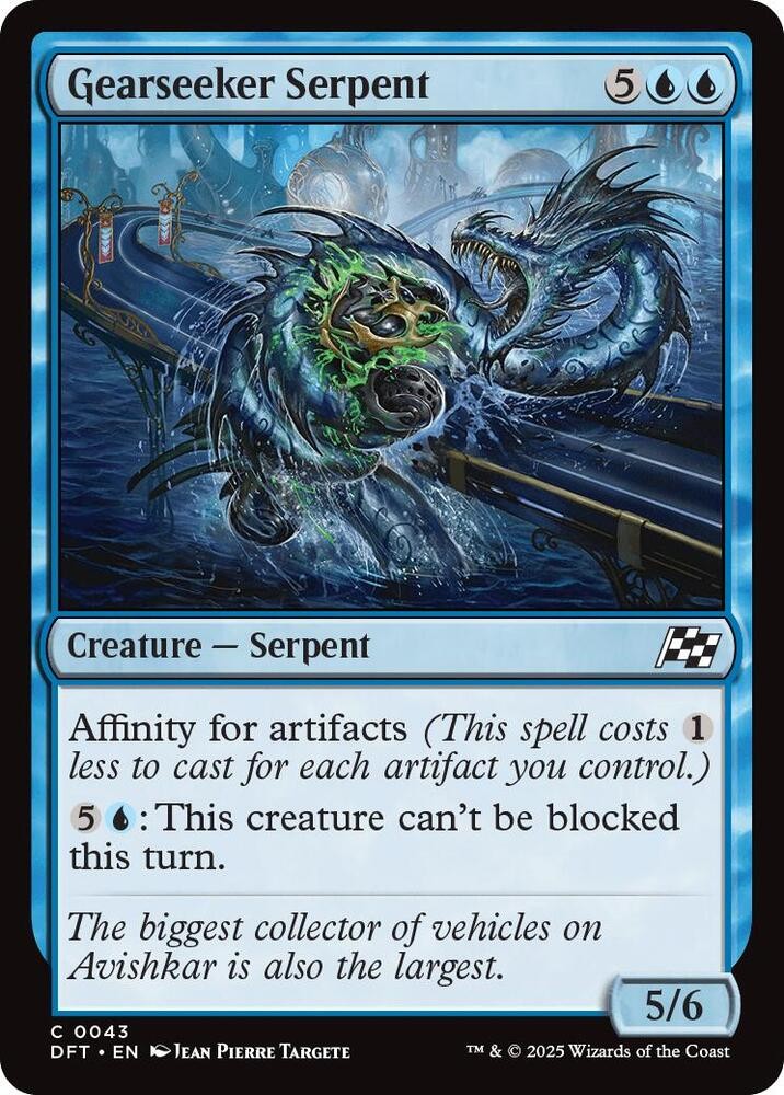 Gearseeker Serpent 43 Common Magic: The Gathering Aetherdrift Near Mint