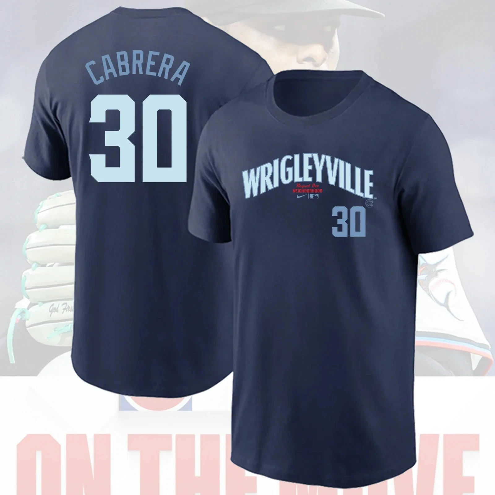 Edward Cabrera #30 Chicago Baseball 2026 Player Name & Number for Fans