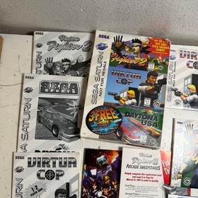 Virtua Fighter 2, Virtua Cop & Daytona USA (Sega Saturn) 3 Free Games Bundle Box