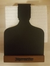 J&Auml;GERMEISTER RESERVIERTSCHILD KARTENHALTER TISCHSCHILD + Kreide NEU