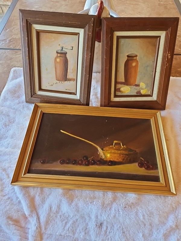 3 William Nielson   Oil Painting Framed  Years  Unkown 