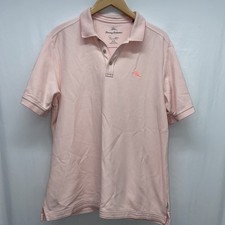 Tommy Bahama Polo Shirt Size Medium Pink L16
