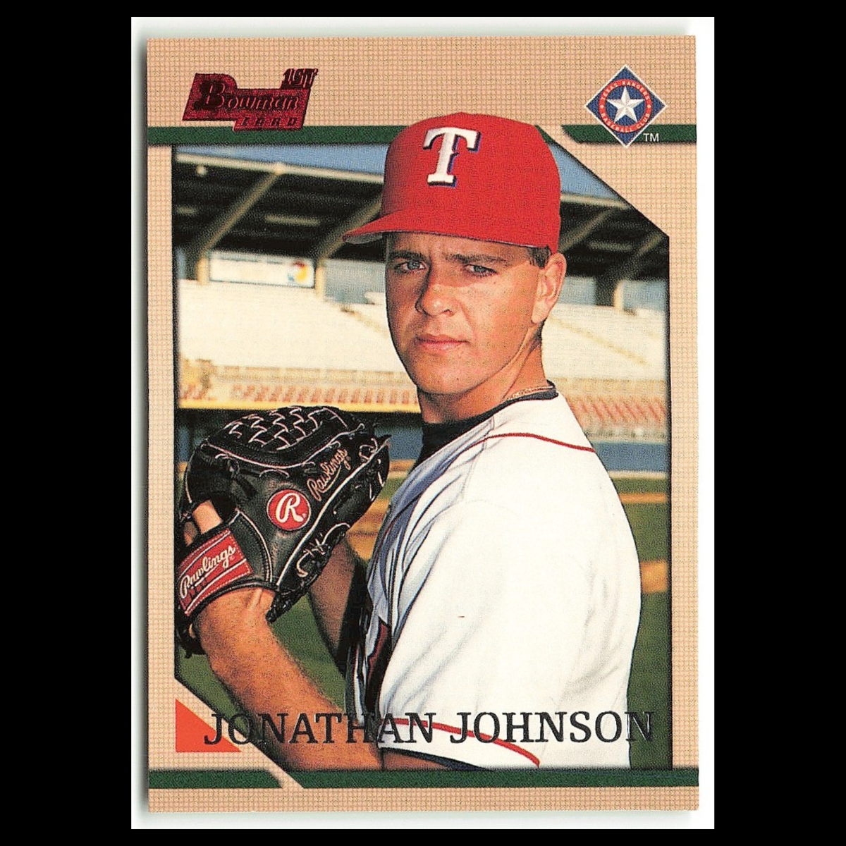Jonathan Johnson Rookie #270 1996 Bowman Texas Rangers Baseball 