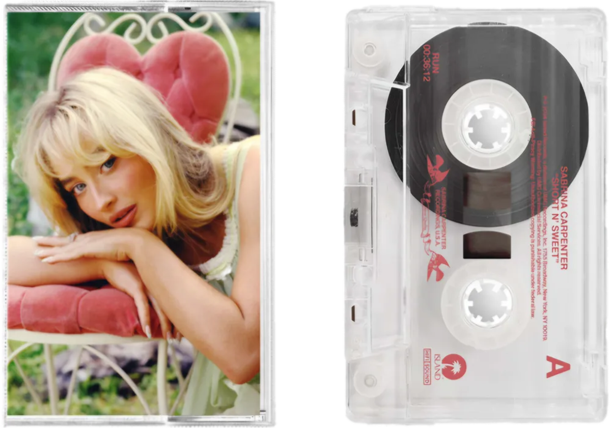 Sabrina Carpenter - Short n' Sweet cassette tape (alternate cover