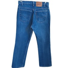 True Vintage 34x32 Levis 517 Jeans Mens 1990s Bootcut W34 L32 Denim Made In USA