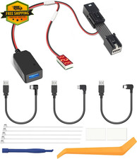 Dash Cam Power Adapter for Rearview Mirror USB Plug  Play