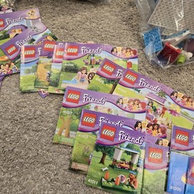 LEGO FRIENDS Parts Pieces Blocks Mini Dolls ~ Bulk Lot ~ 22+ lbs Manuals Barbie