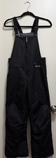 Arctix Black Youth Kids Snow Bib Insulated Ski Snowboard Logo Overall Sz M