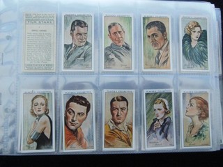 ONE COMPLETE SET CIGARETTE CARDS PLAYERS FILM STARS 1ST SERIES
