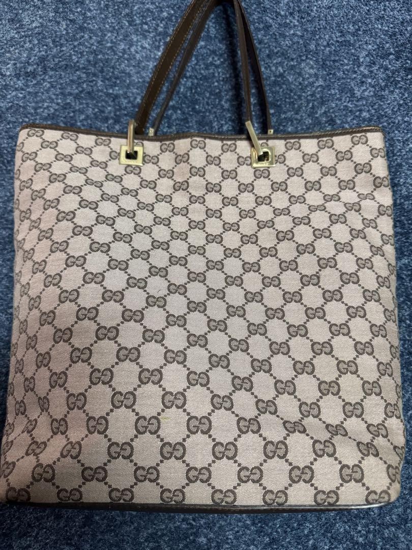 GUCCI GG Monogram Shoulder Bag in Leather