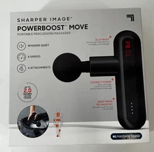 Sharper Image Powerboost Move Massage Gun - 1014502 (3972)