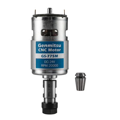Genmitsu GS-775M 20000RPM 775 CNC Spindle Motor with 5Mm ER11 Collet Set, CNC 30