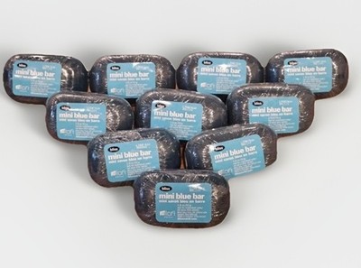 10 Bars BLISS Mini Blue Sport Bar Soap Wrapped 1.8 oz / 51g RARE Discontinued