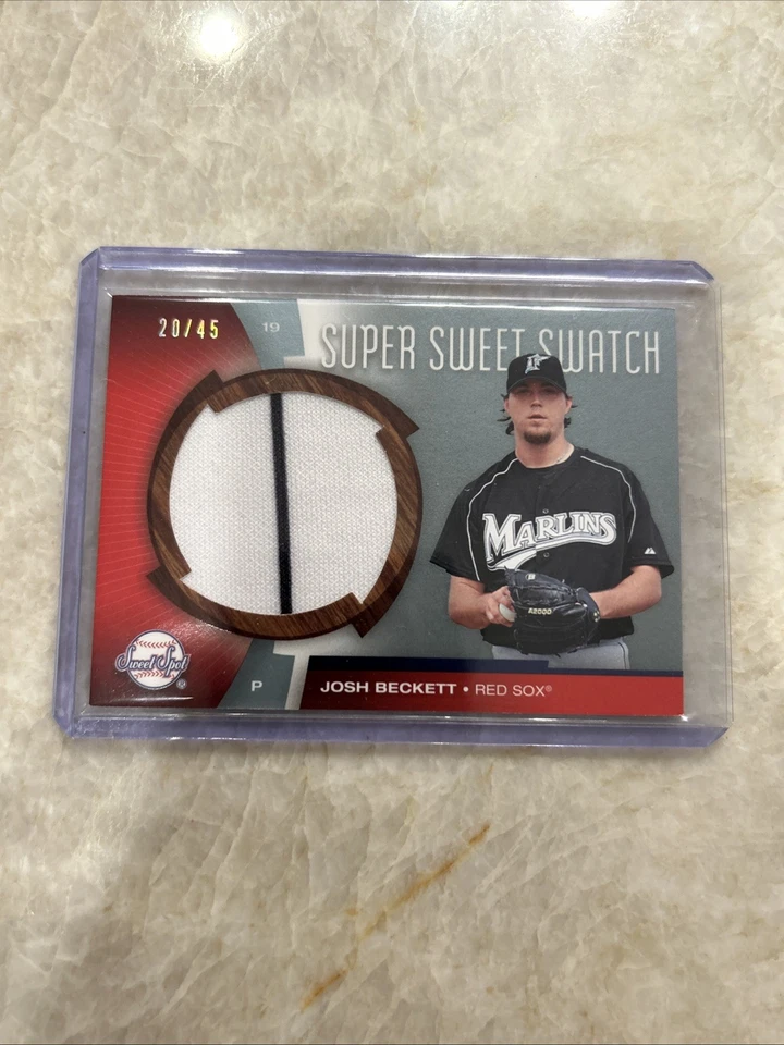 2006 Upper Deck Sweet Spot Super Sweet Swatch /45 Josh Beckett #SW-BE - Image 2 of 4