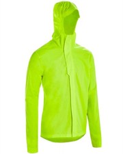 Cycling Rain Jacket Waterproof Lightweight Hi Vis Reflective XL