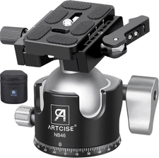 46Mm Low Profiletripod Ball Head with Lever Release  Heavy Duty Ball Head Camera