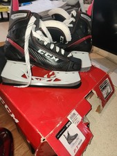 Men  s CCM Jetspeed FT455 Sz 4 Hockey Black Red Ice Skates New In Box
