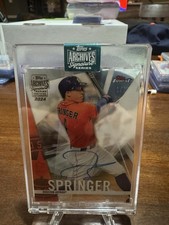 George Springer Autographs Added to 2014 Topps Products 2
