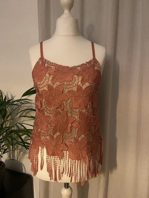 Top Spitze Alice + Olivia Damen Top Koralle 36