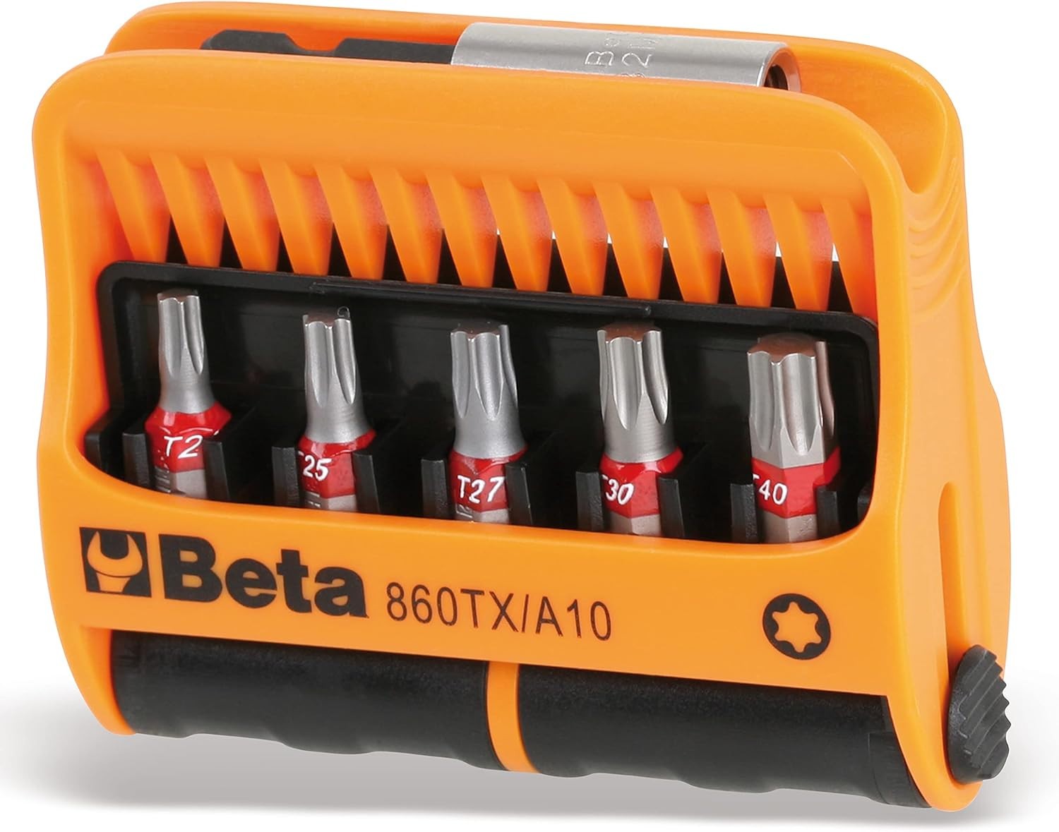 SERIE 10 pz INSERTI TORX CON PORTAINSERTI MAGNETICO IN ASTUCCIO BETA 860TX/A10