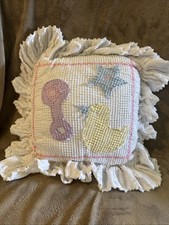 Vintage 1999 Baby Throw Pillow Handmade Unisex