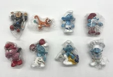 Schleich Smurfs Bundle Lot of 8 NEW Schleich Tags 2011 Made for McDonald’s UK