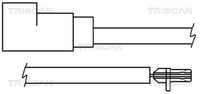Warnkontakt Bremsbelagverschleiß Triscan 8115 16002 FüR Ford Transit Bus Tourneo