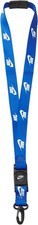 Nike Club Lanyard   Futura Logo, Detachable Buckle ID  Keys, Royal, One Size