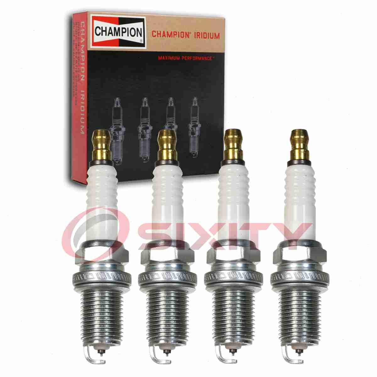 4 pc Champion Iridium Spark Plugs for 2003-2005 Kia Rio 1.6L L4 Ignition nu