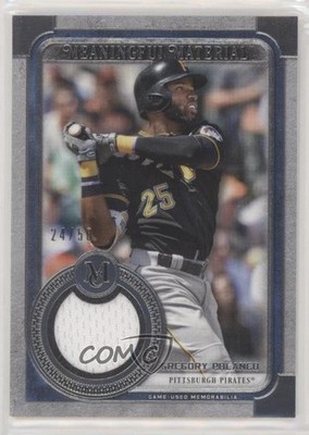 2019 Topps Museum Collection 24/50 Gregory Polanco #MMR-GP Patch 0jj3