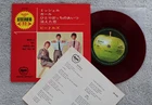 The Beatles  - Michelle -  Japanese RED VINYL Picture Sleeve PS 7" EP