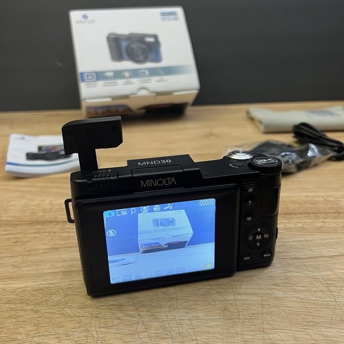Minolta - MND30 30MP 2.7K Digital Camera with 128gb SD Card - Picture 15 of 20