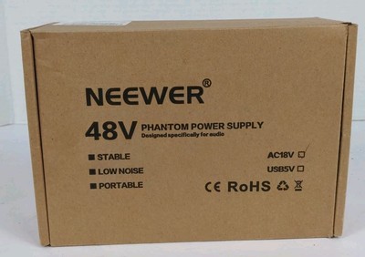 Neewer 48V Phantom Power Supply (TESTED)