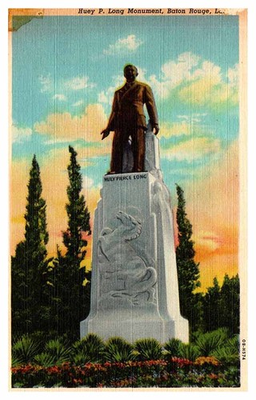 #ad Postcard MONUMENT SCENE Baton Rouge Louisiana LA j 01 AR1046 $2.49