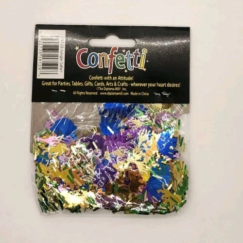Bolsa de confeti - formas de safari en la selva multicolor de 2,5 oz Foto 2 de 2