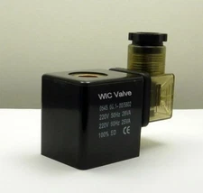 WIC Valve 2W Series 220V AC Electric Solenoid Valve Coil DIN Connector LED
